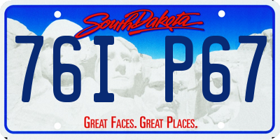 SD license plate 76IP67