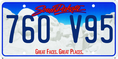 SD license plate 76OV95