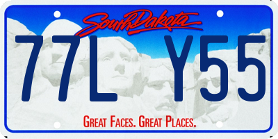 SD license plate 77LY55