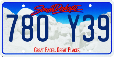 SD license plate 78OY39