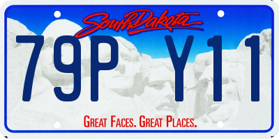 SD license plate 79PY11
