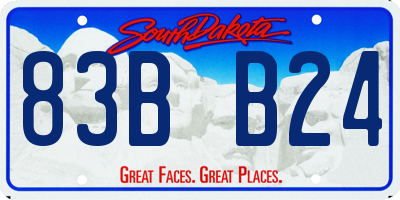 SD license plate 83BB24