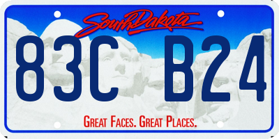 SD license plate 83CB24