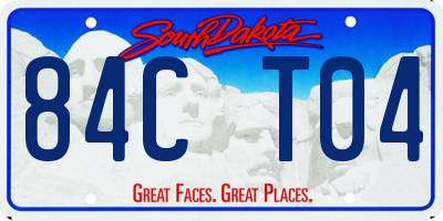 SD license plate 84CT04