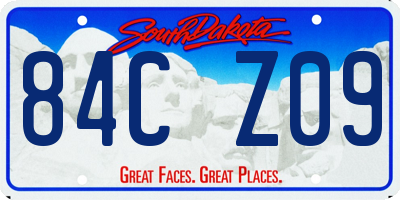 SD license plate 84CZ09