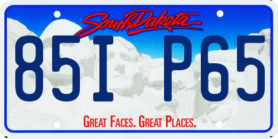 SD license plate 85IP65