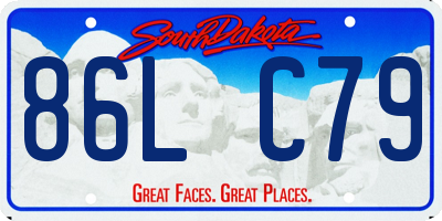 SD license plate 86LC79