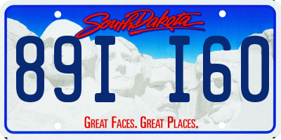 SD license plate 89II60