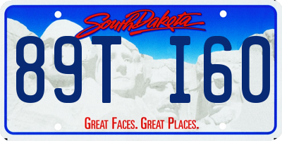SD license plate 89TI60