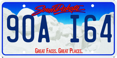 SD license plate 90AI64