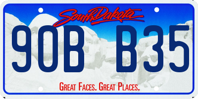 SD license plate 90BB35