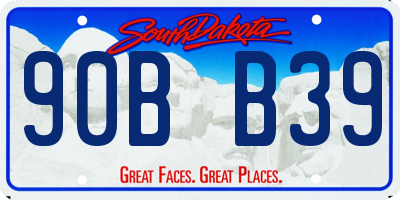 SD license plate 90BB39
