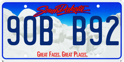 SD license plate 90BB92