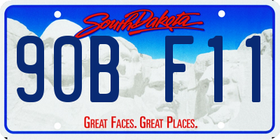 SD license plate 90BF11