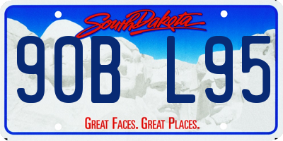 SD license plate 90BL95