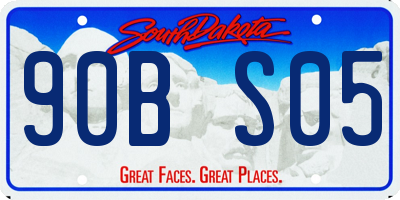 SD license plate 90BS05