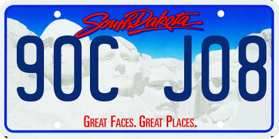 SD license plate 90CJ08