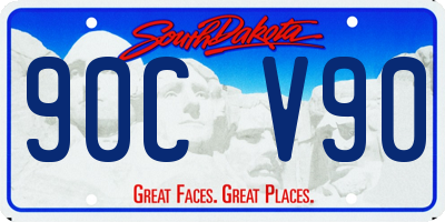 SD license plate 90CV90
