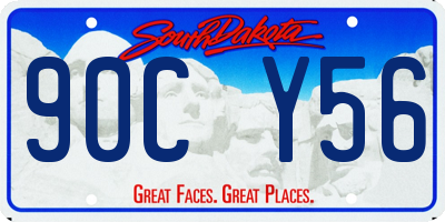 SD license plate 90CY56