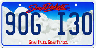SD license plate 90GI30