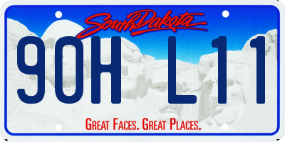 SD license plate 90HL11