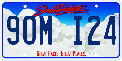 SD license plate 90MI24