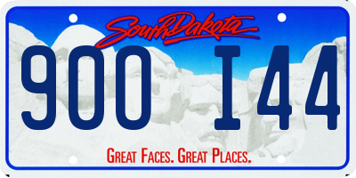 SD license plate 90OI44