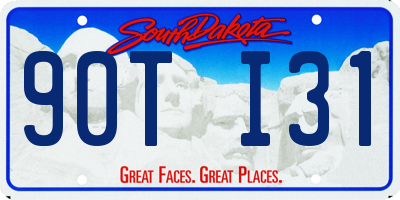 SD license plate 90TI31