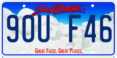 SD license plate 90UF46