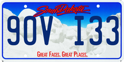 SD license plate 90VI33
