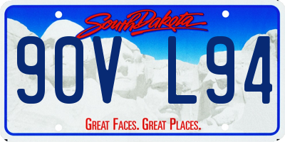 SD license plate 90VL94