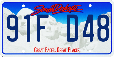 SD license plate 91FD48