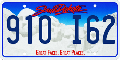 SD license plate 91OI62