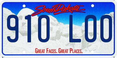 SD license plate 91OL00