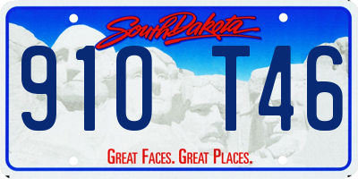 SD license plate 91OT46