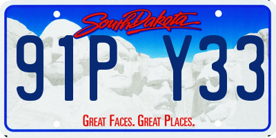 SD license plate 91PY33