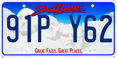 SD license plate 91PY62