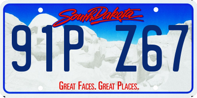 SD license plate 91PZ67
