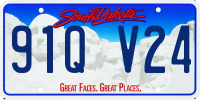 SD license plate 91QV24