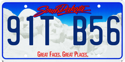 SD license plate 91TB56