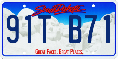 SD license plate 91TB71