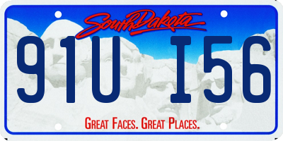 SD license plate 91UI56