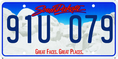 SD license plate 91UO79
