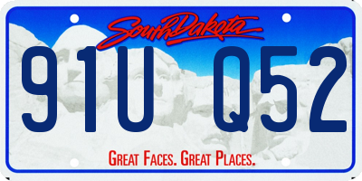 SD license plate 91UQ52