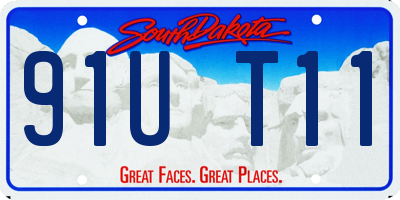 SD license plate 91UT11