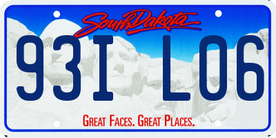 SD license plate 93IL06