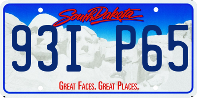 SD license plate 93IP65