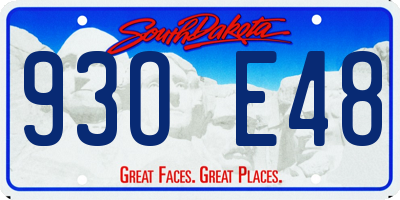 SD license plate 93OE48