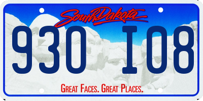 SD license plate 93OI08
