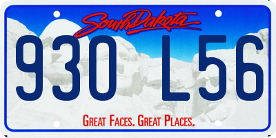 SD license plate 93OL56